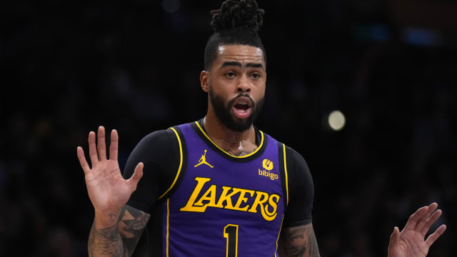 Los Angeles Lakers guard D'Angelo Russell